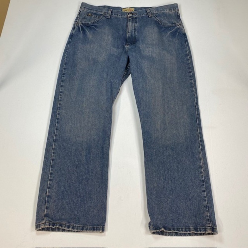 Wrangler 20X Mens 33 Extreme Relaxed Fit Jeans Blue Denim 36x30 (36X28)